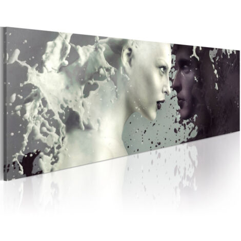 Tableau Imprimé "Demons in Your Eyes..." 40 x 120 cm (1/2)