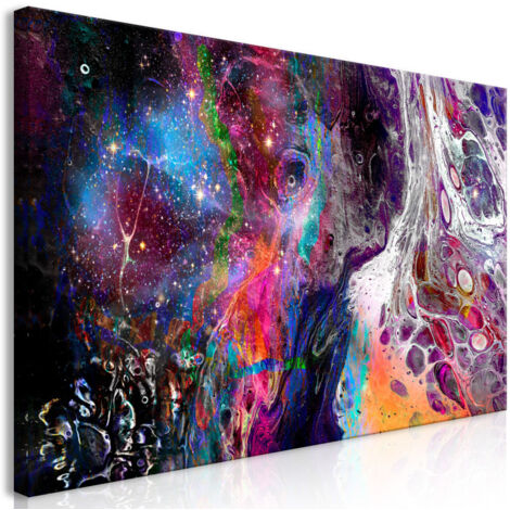 Tableau Imprimé "Colourful Galaxy Wide" 60 x 120 cm (1/2)
