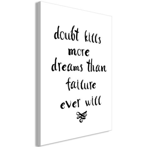 Tableau Imprimé "Doubts & Dreams" 60 x 90 cm (1/2)