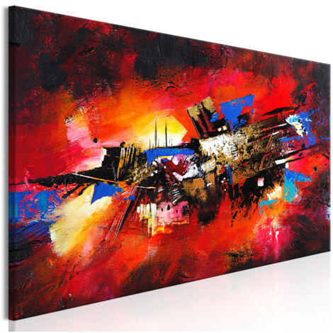 Tableau Imprimé "Colours of Childhood Narrow" 50 x 150 cm (1/2)