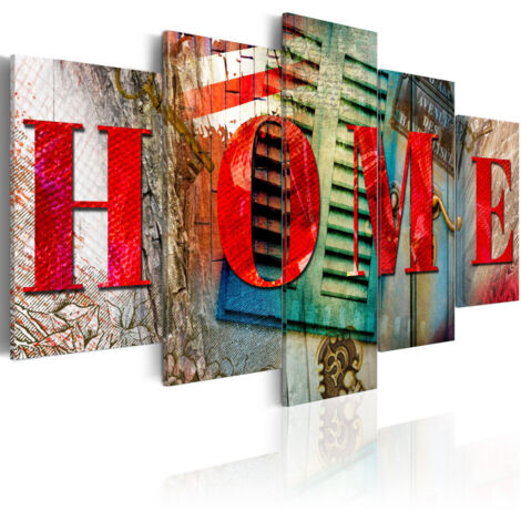 Tableau Imprimé "Elements of Home" 50 x 100 cm (1/2)