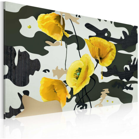 Tableau Imprimé "Coquelicots Peints" 60 x 90 cm (1/2)