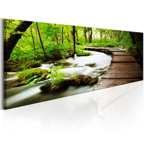 Tableau Imprimé "Forest Song" 45 x 135 cm (1/2)