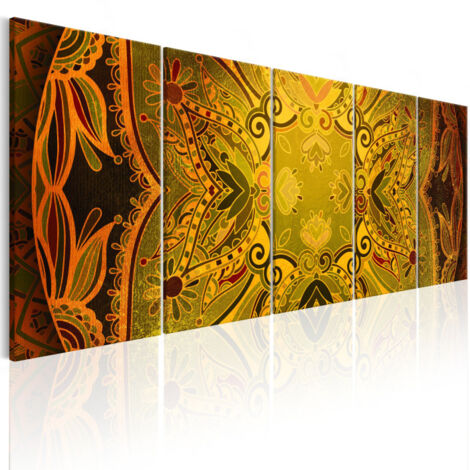 Tableau Imprimé "Mandala : Flowery Wings" 90 x 225 cm (1/2)