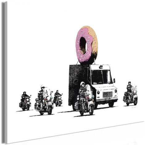 Tableau Imprimé "Donut Police Wide" 60 x 90 cm (1/2)