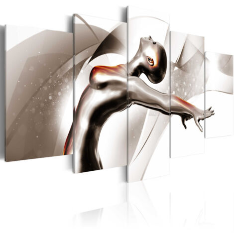Tableau Imprimé "Gold Dance : She" 50 x 100 cm (1/2)