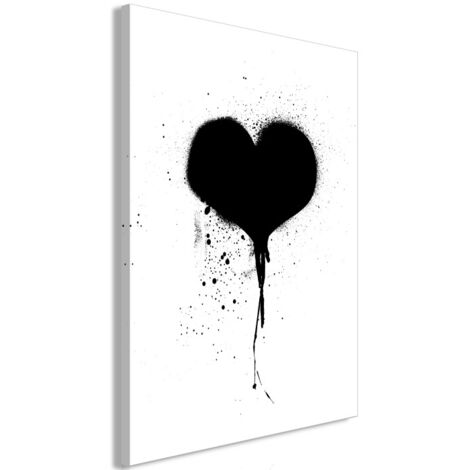 Tableau Imprimé "Destroyed Heart" 60 x 90 cm (1/2)