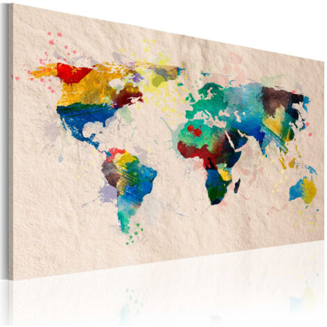 Tableau Imprimé "Monde de Couleurs" 40 x 60 cm (1/2)