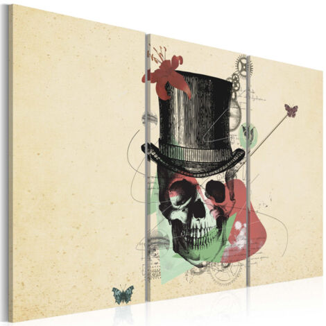 Tableau Imprimé "Gentleman's Skeleton" 60 x 90 cm (1/2)