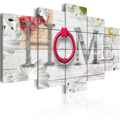Tableau Imprimé "Dreamy Home" 50 x 100 cm (1/2)
