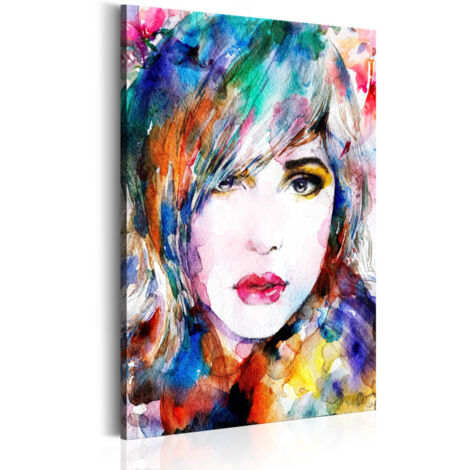 Tableau Imprimé "Fille Irisée" 60 x 90 cm (1/2)