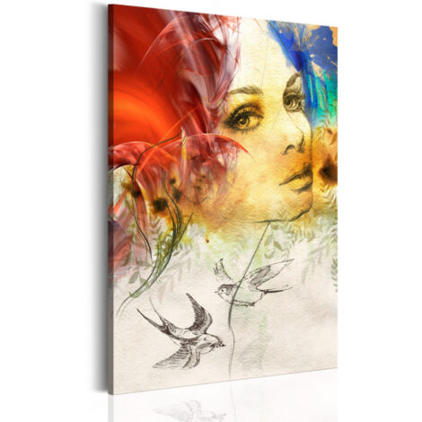 Tableau Imprimé "Femme Ardente" 60 x 90 cm (1/2)