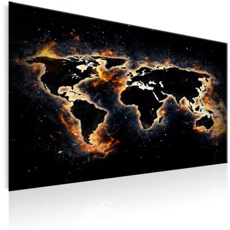 Tableau Imprimé "Fiery World" 60 x 90 cm (1/2)