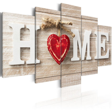 Tableau Imprimé "Home : House of Love" 100 x 200 cm (1/2)