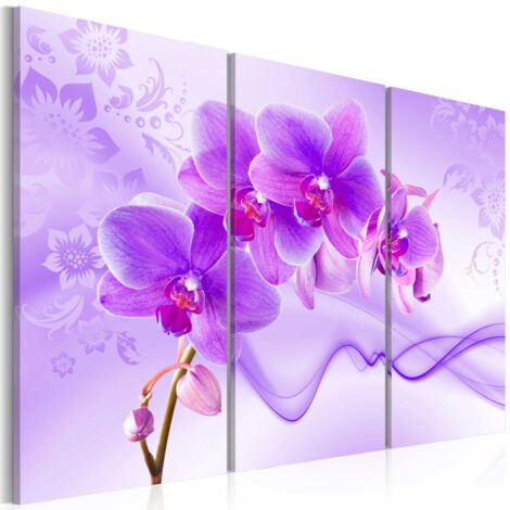 Tableau Imprimé "Ethereal Orchid Violet" 40 x 60 cm (1/2)