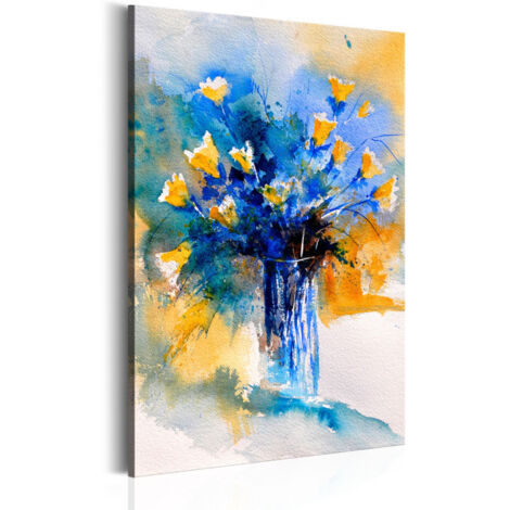 Tableau Imprimé "Flowery Artistry" 60 x 90 cm (1/2)