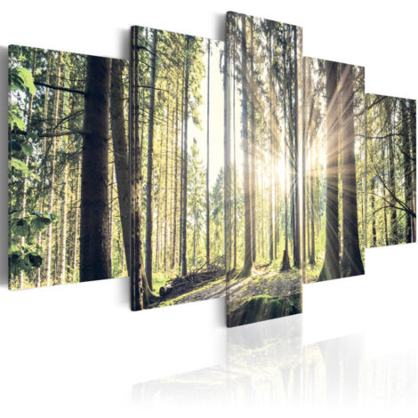 Tableau Imprimé "Forest Temple" 100 x 200 cm (1/2)