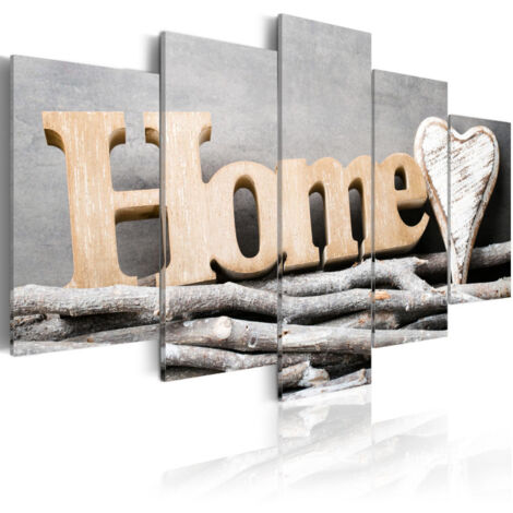 Tableau Imprimé "Home : Forest Cottage" 50 x 100 cm (1/2)