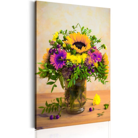 Tableau Imprimé "Flowery Charm" 60 x 90 cm (1/2)