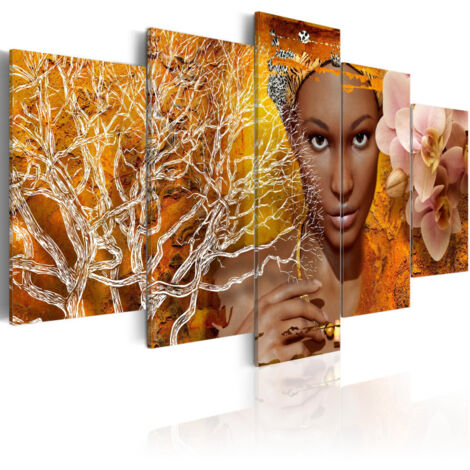 Tableau Imprimé "Histoires Africaines" 100 x 200 cm (1/2)