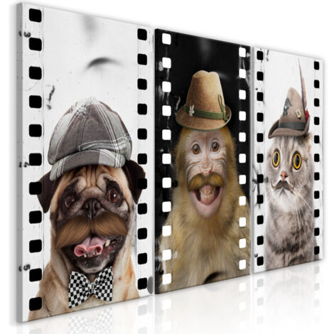Tableau Imprimé "Funny Pets Collection" 30 x 60 cm (1/2)