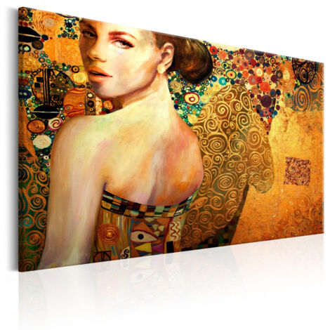 Tableau Imprimé "Golden Lady" 60 x 90 cm (1/2)