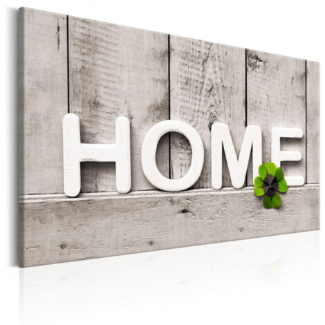 Tableau Imprimé "Happy Home" 60 x 90 cm (1/2)