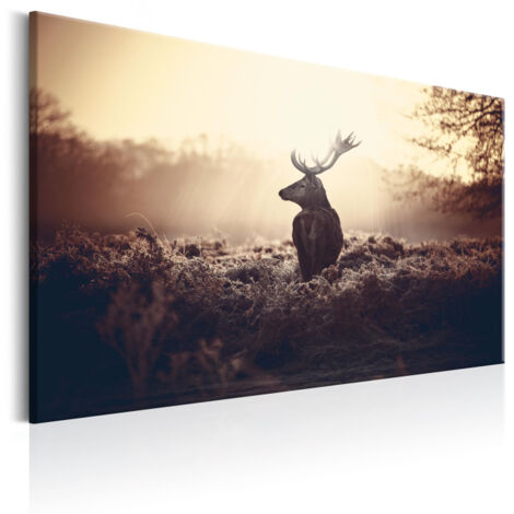 Tableau Imprimé "Lurking Deer" 60 x 90 cm (1/2)