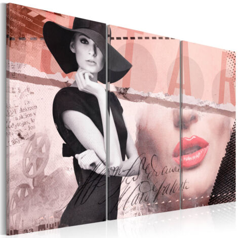 Tableau Imprimé "Madame Chic" 60 x 90 cm (1/2)