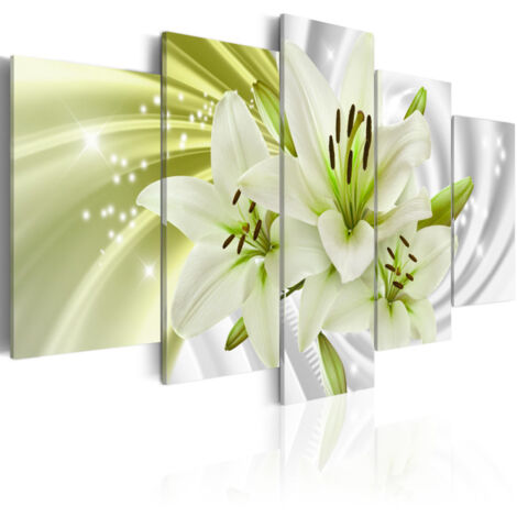 Tableau Imprimé "Green Glow" 100 x 200 cm (1/2)