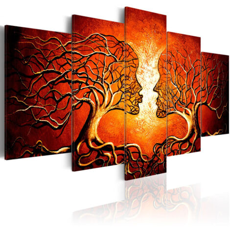 Tableau Imprimé "Heat of Love" 100 x 200 cm (1/2)