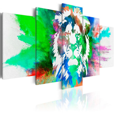 Tableau Imprimé "Kingdom of the Lion" 50 x 100 cm (1/2)
