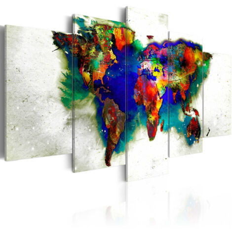 Tableau Imprimé "Green Planet" 100 x 200 cm (1/2)