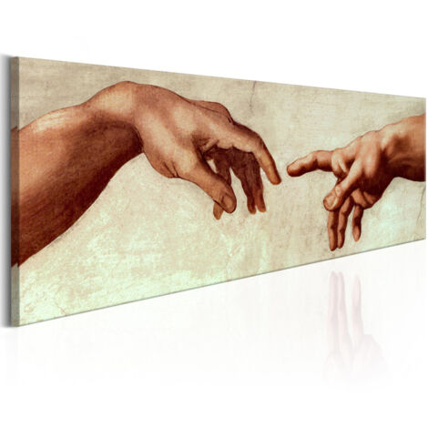 Tableau Imprimé "God's Finger" 50 x 150 cm (1/2)