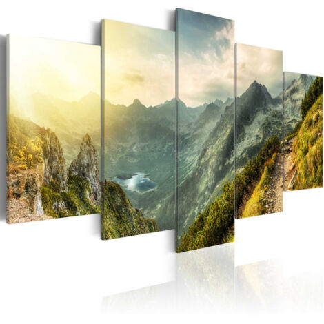 Tableau Imprimé "Paysage Montagne Slovaque" 50 x 100 cm (1/2)