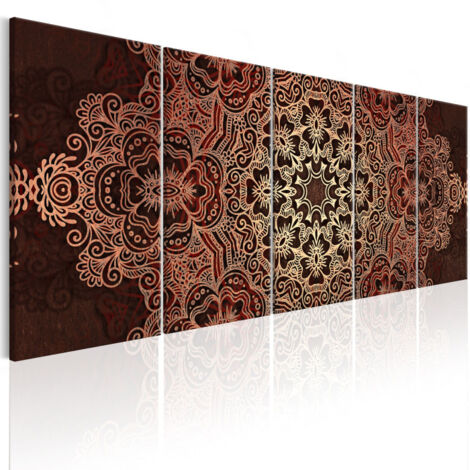 Tableau Imprimé "Mandala : Flower Bouquet" 90 x 225 cm (1/2)