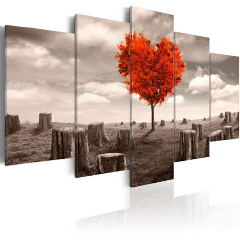Tableau Imprimé "Hill of Lonely Hearts" 100 x 200 cm (1/2)
