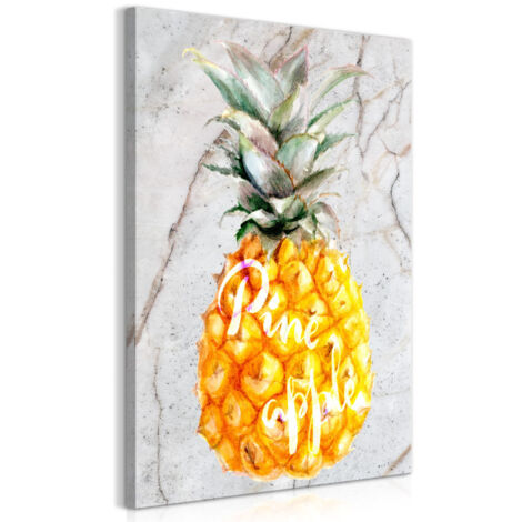 Tableau Imprimé "Pineapple & Marble" 60 x 90 cm (1/2)