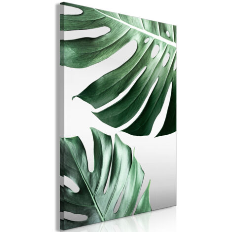 Tableau Imprimé "Monstera Leaves" 60 x 90 cm (1/2)