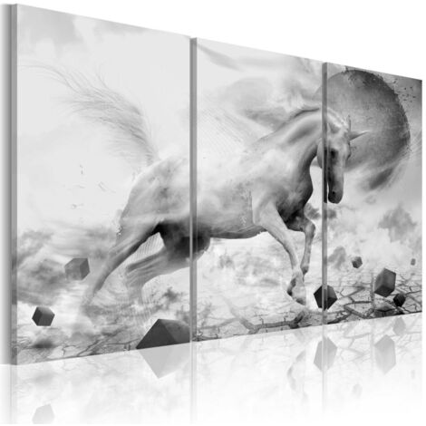 Tableau Imprimé "Licorne au Bout du Monde" 40 x 60 cm (1/2)