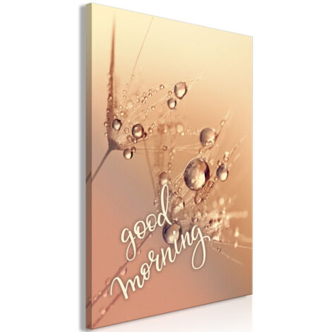 Tableau Imprimé "Good Morning" 60 x 90 cm (1/2)