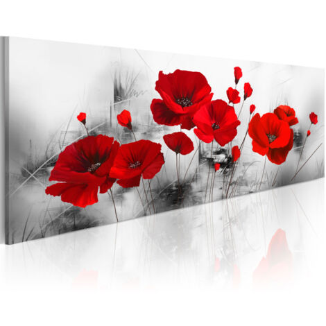 Tableau Imprimé "Grey Garden" 50 x 150 cm (1/2)