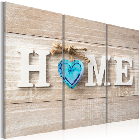 Tableau Imprimé "Home : Blue Love" 60 x 90 cm (1/2)