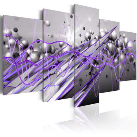 Tableau Imprimé "Purple Strike" 100 x 200 cm (1/2)