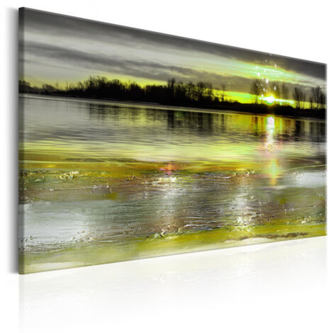 Tableau Imprimé "Quiet Lake" 60 x 90 cm (1/2)