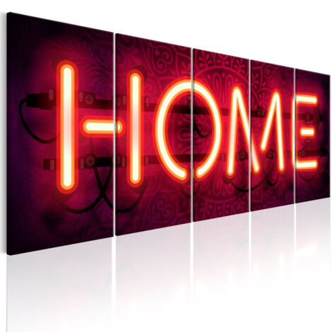 Tableau Imprimé "Home Neon" 80 x 200 cm (1/2)