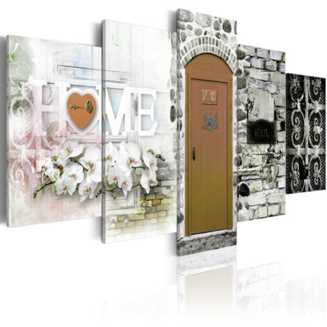 Tableau Imprimé "Home of Love" 50 x 100 cm (1/2)