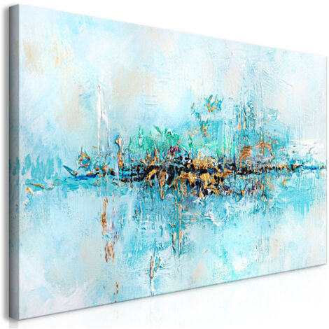Tableau Imprimé "Lagoon Wide" 60 x 120 cm (1/2)