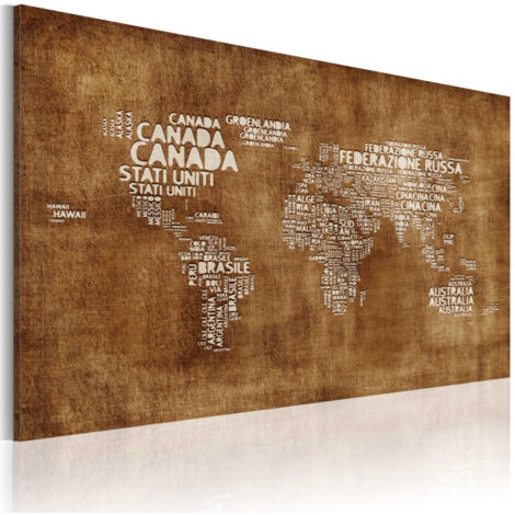 Tableau Imprimé "La Carte Perdue" 40 x 60 cm (1/2)