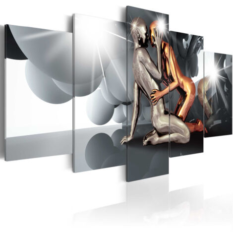 Tableau Imprimé "Lovers of the Future" 50 x 100 cm (1/2)
